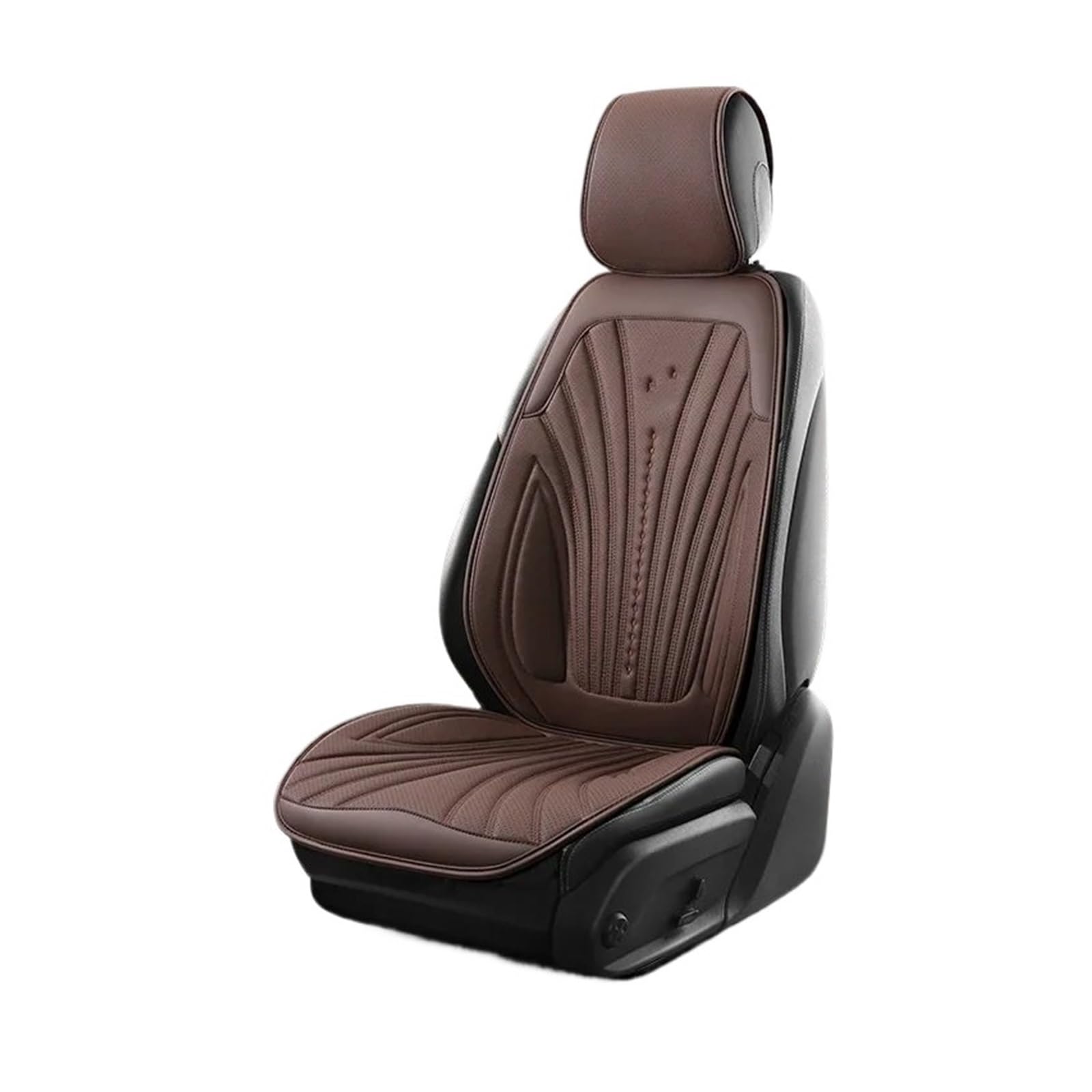 TETARI Auto-Schonbezüge Universal Auto Sitz Abdeckung Vier Saison Auto Atmungsaktive Sattel Pad Sitzbezüge Für Auto Coole Sitze Abdeckung Schutz Sitzbezüge Auto(Brown Front seat Set) von TETARI