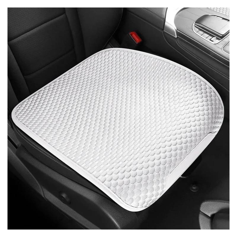 TETARI Auto-Schonbezüge Universal Auto Sitz Abdeckung Vier Saison Auto EIS Seide Atmungsaktive Sitzbezüge Für Auto Kühlen Sitze Abdeckung Schutz Sitzbezüge Auto(White Front seat) von TETARI