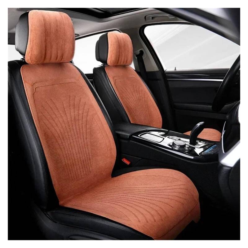 TETARI Auto-Schonbezüge Universeller Autositzbezug Wabenkissen Belüftungsblatt Sitzbezüge Für Kühle Autositze Schutz Sitzbezüge Auto(2pc orangeA seat) von TETARI