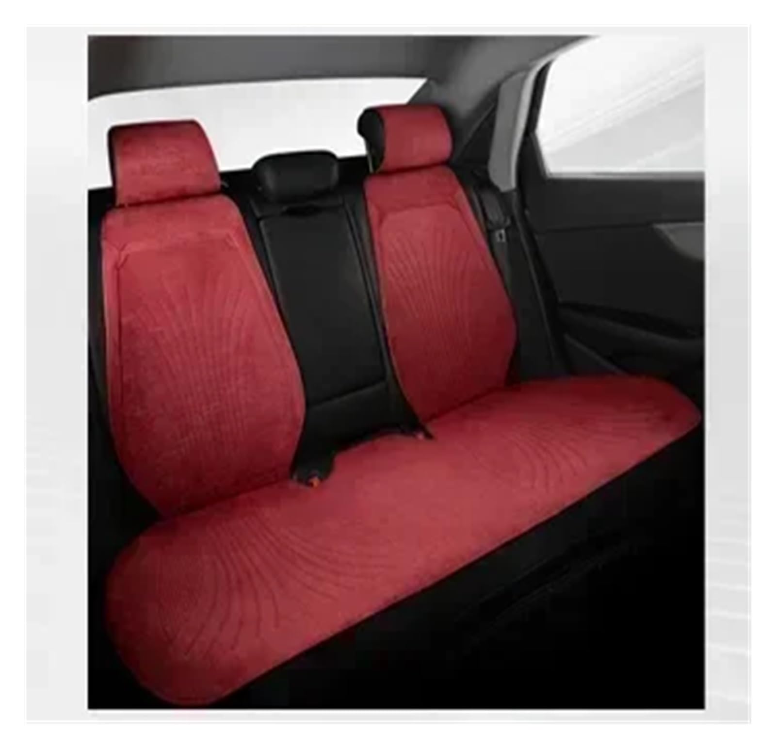 TETARI Auto-Schonbezüge Universeller Autositzbezug Wabenkissen Belüftungsblatt Sitzbezüge Für Kühle Autositze Schutz Sitzbezüge Auto(Red Rear seat) von TETARI