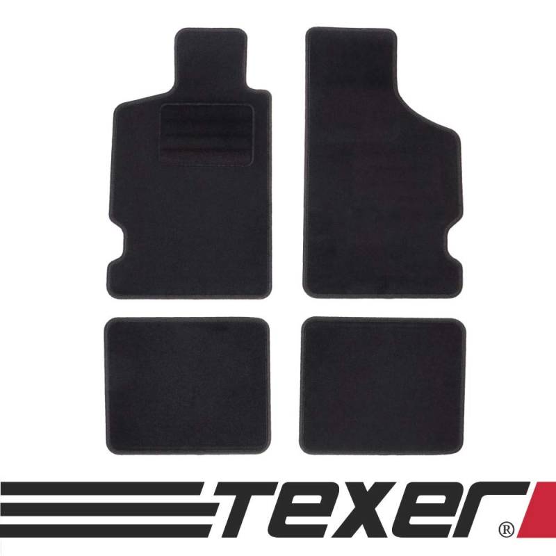 TEXER Textil Fußmatten Passend für Peugeot 106 Bj. 1991-2003 Basic von TEXER