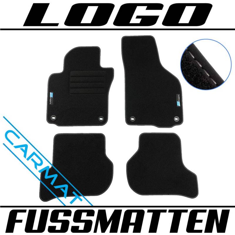 CARMAT Fussmatten mit Logo VVVV/GOY03/L/B von TEXER