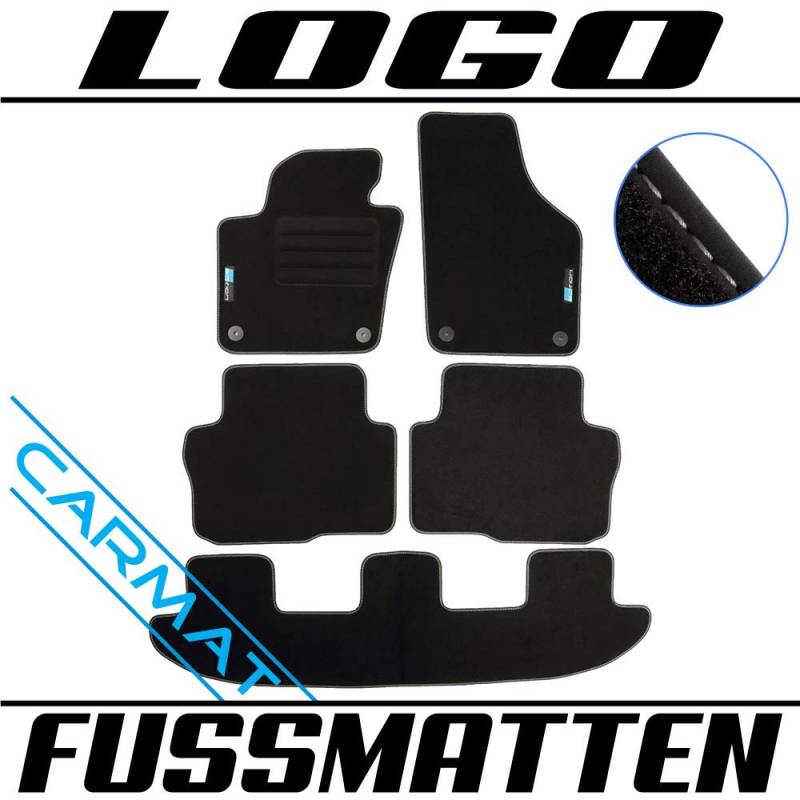 TEXER CARMAT Fussmatten mit Logo WW/SH7Y10/L/B von TEXER