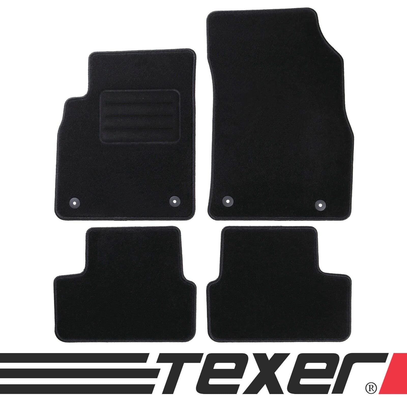 TEXER Textil Fußmatten Passend für Chevrolet Cruze I Bj. 2008-2016 Basic von TEXER