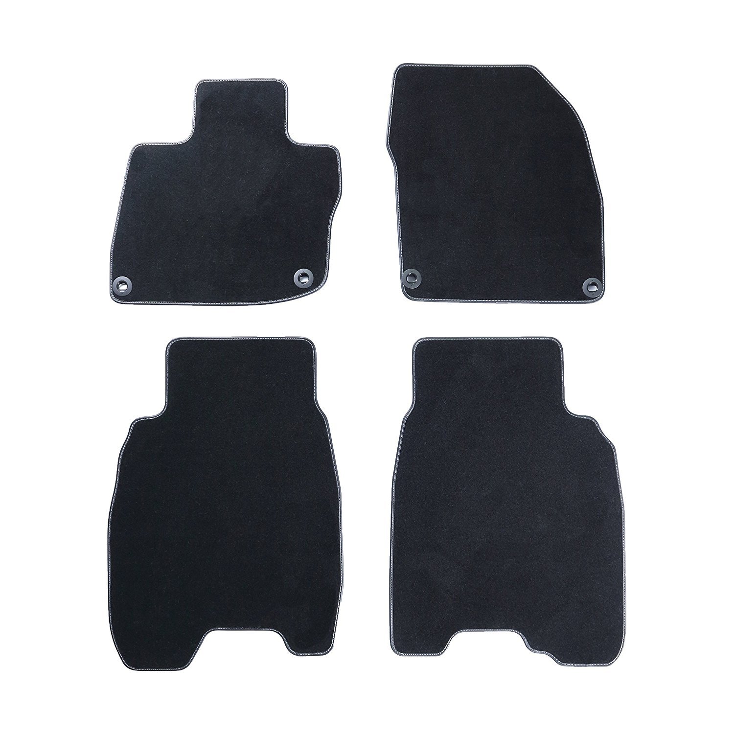 TEXER Textil Fußmatten Passend für Honda Civic VIII 2006-2011 HTB 5D Comfort von TEXER