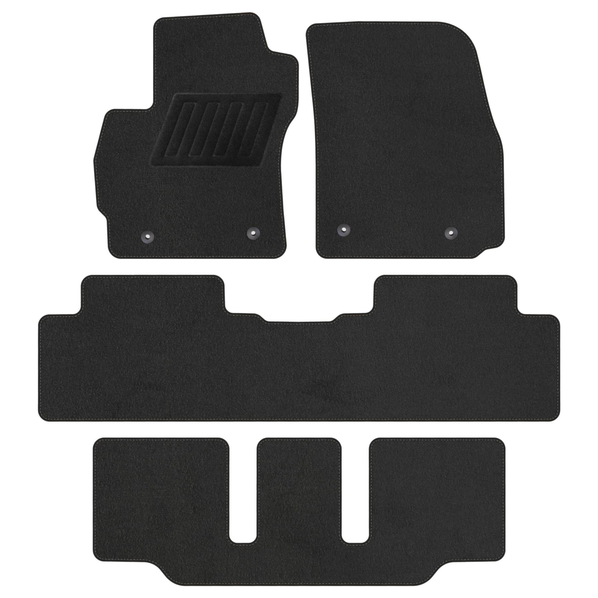 TEXER Textil Fußmatten Passend für Mazda 5 I 2005-2010 Comfort von TEXER