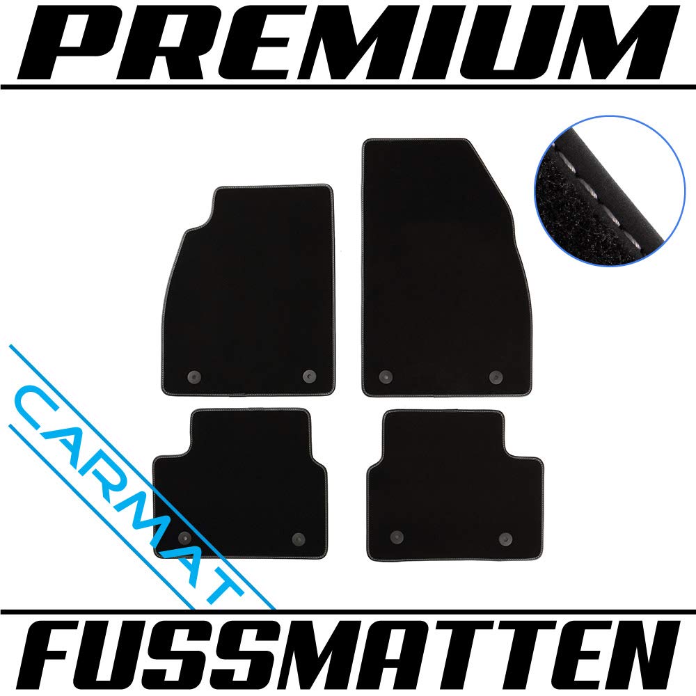 TEXER Textil Fußmatten Passend für Opel Insignia A Bj. 2013-2017 Premium von TEXER