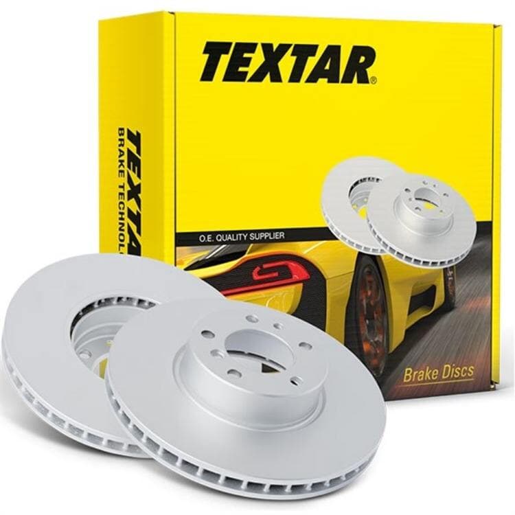 2 Textar Bremsscheiben 238mm vorne Nissan Renault von TEXTAR