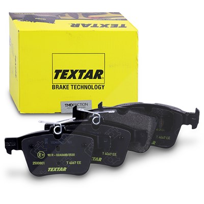 Textar Bremsbelagsatz hinten [Hersteller-Nr. 2500801] für Audi, Cupra, Seat, Skoda, VW von TEXTAR