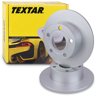 Textar Bremsscheibe voll hinten [Hersteller-Nr. 92057503] für Audi, Skoda, VW von TEXTAR