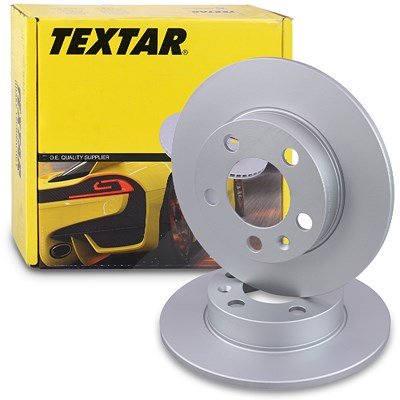 Textar Bremsscheibe voll hinten [Hersteller-Nr. 92082503] für Audi, Seat, Skoda, VW von TEXTAR