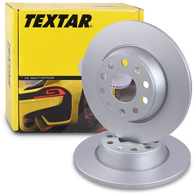 Textar Bremsscheibe voll hinten [Hersteller-Nr. 92140803] für Audi, Seat, Skoda, VW von TEXTAR