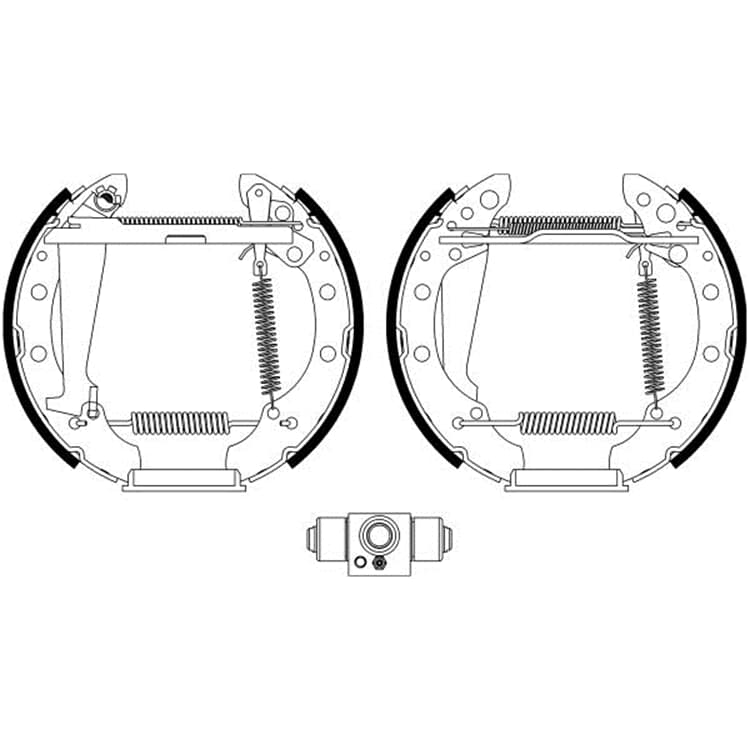 Textar Bremsbacken hinten Audi 80 Seat Arosa VW Golf Lupo Polo von TEXTAR