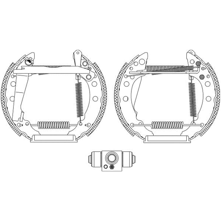 Textar Bremsbacken hinten Audi Seat VW von TEXTAR