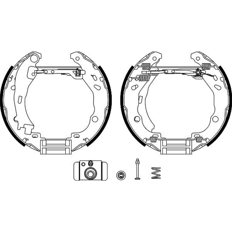 Textar Bremsbacken hinten Citroen C2 C3 Lancia Ypsilon von TEXTAR