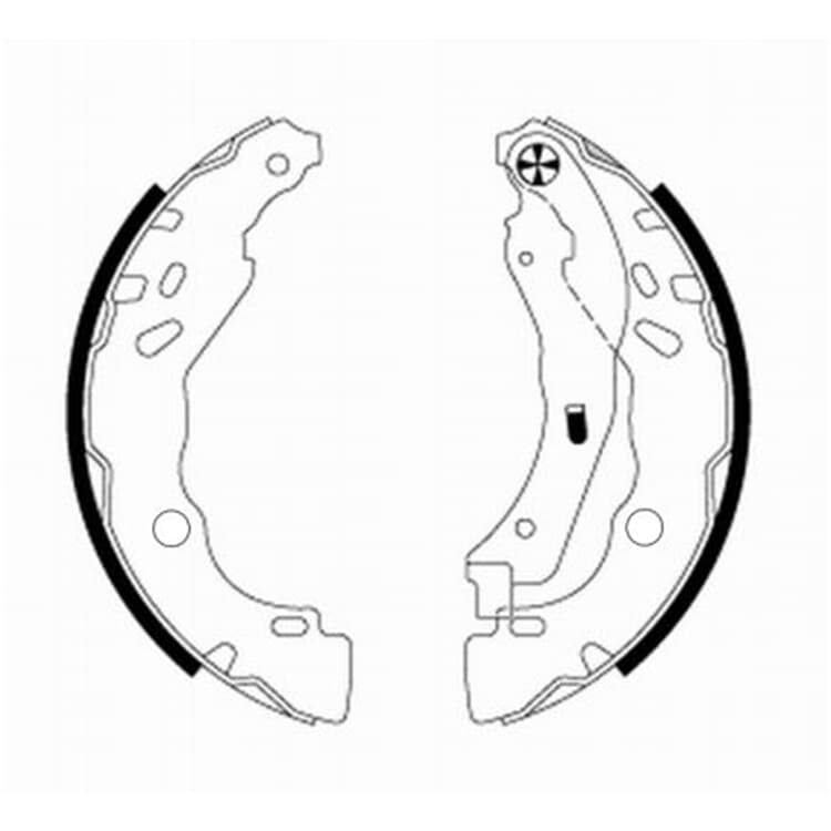 Textar Bremsbacken hinten Citroen DS Opel Peugeot von TEXTAR