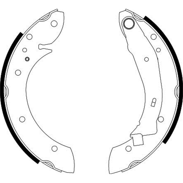 Textar Bremsbacken hinten Citroen Peugeot Proton von TEXTAR