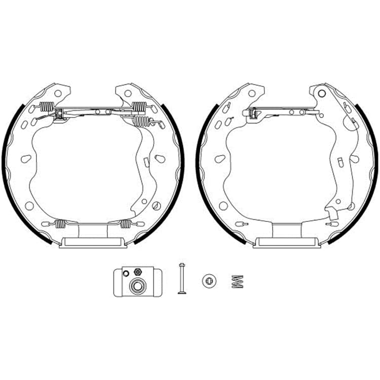 Textar Bremsbacken hinten Fiat Sedici Suzuki Sx4 von TEXTAR