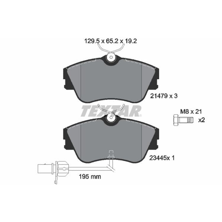 Textar Bremsbacken hinten Hyundai Kia Ssangyong von TEXTAR