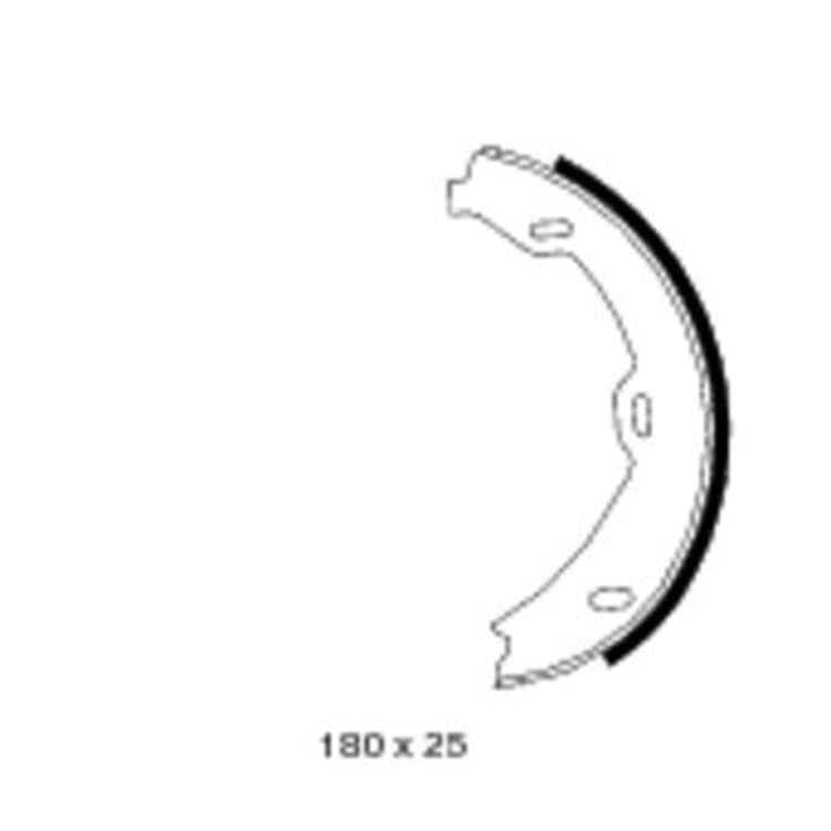 Textar Bremsbacken hinten Mercedes S-Klasse von TEXTAR