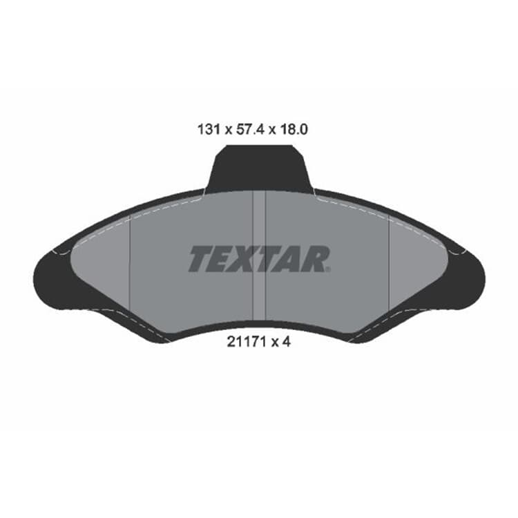 Textar Bremsbacken hinten Opel Adam Corsa von TEXTAR