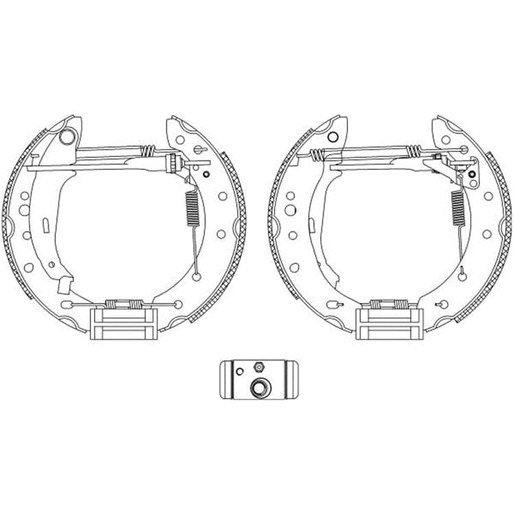 Textar Bremsbacken hinten Peugeot 206 206+ von TEXTAR