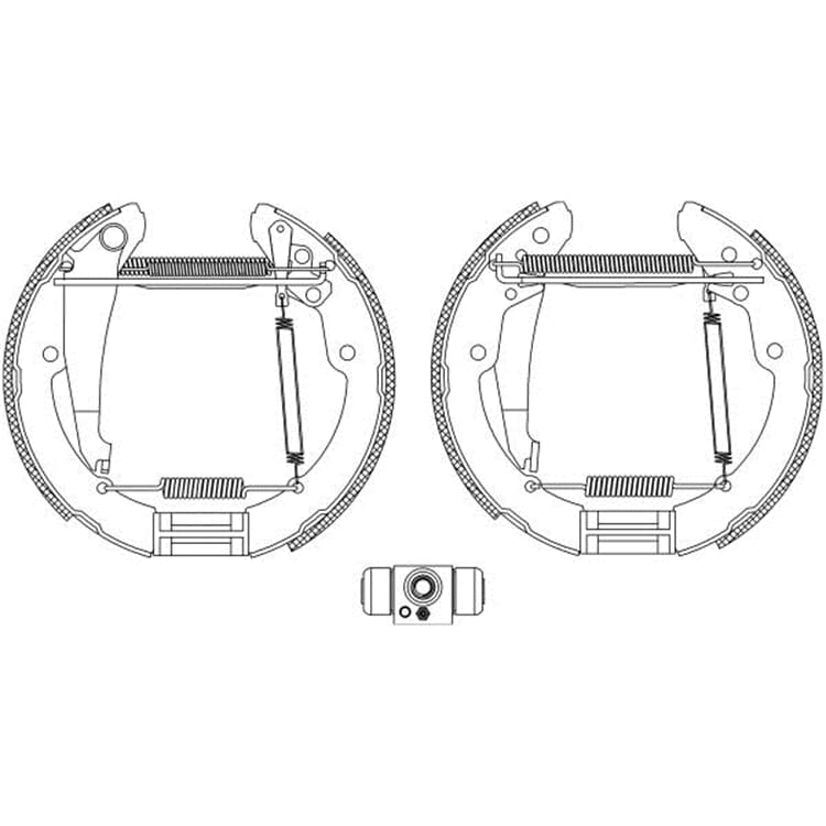 Textar Bremsbacken hinten Skoda Octavia von TEXTAR