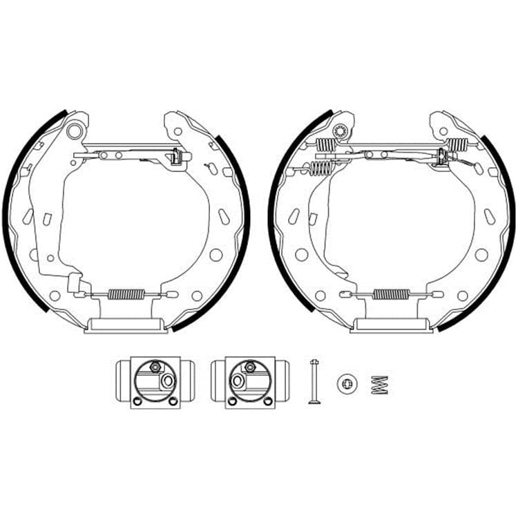 Textar Bremsbacken hinten Smart Cabrio City-Coupe Fortwo von TEXTAR