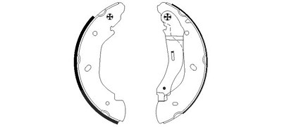 Textar Bremsbackensatz [Hersteller-Nr. 91059100] für Ford von TEXTAR