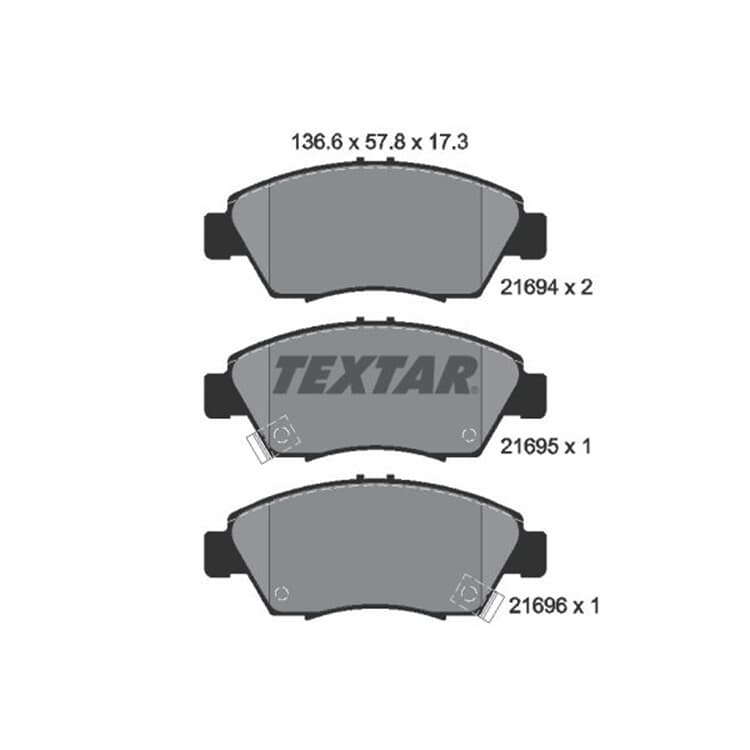 Textar Zubeh?r f?r Bremsbacken Hyundai Kia Ssangyong von TEXTAR