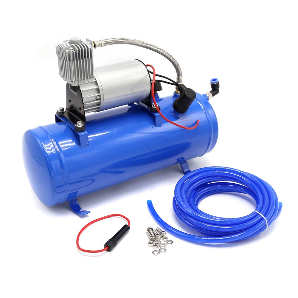 Air Horn Kit 6L mit 150 PSI 12 V Luftkompressor AIR Trumpethorn-Kompressor Air System mit Rohr von TFCFL