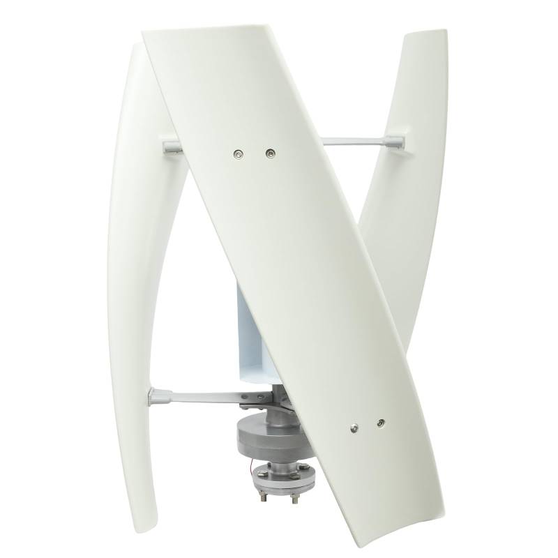 TFIANYNI Windgenerator Vertikal Windkraftanlage 500W, Mit Intelligenten Mikroprozessor Controller Und Automatische Bremsfunktion, IP67, Geräuscharmer (4 Flansch Loch, 24V) von TFIANYNI