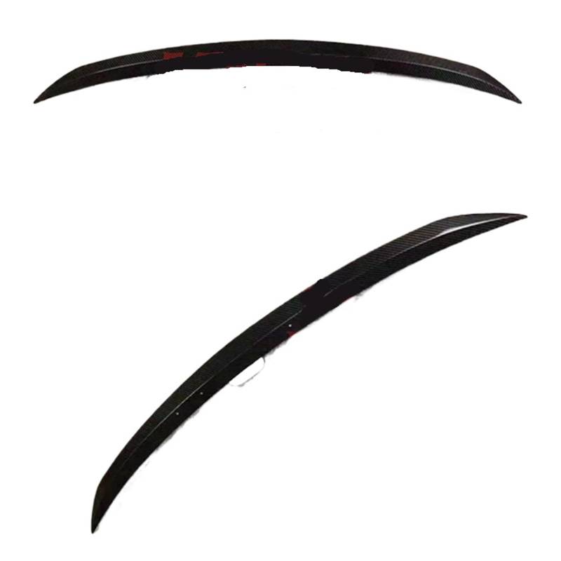 Kohlefaser-Spoiler, Kompatibel For Porsche Cayenne Coupe 2020 2021 2022, Flügellippen-Dachspoiler(FRP Bright black) von TFUYFGD