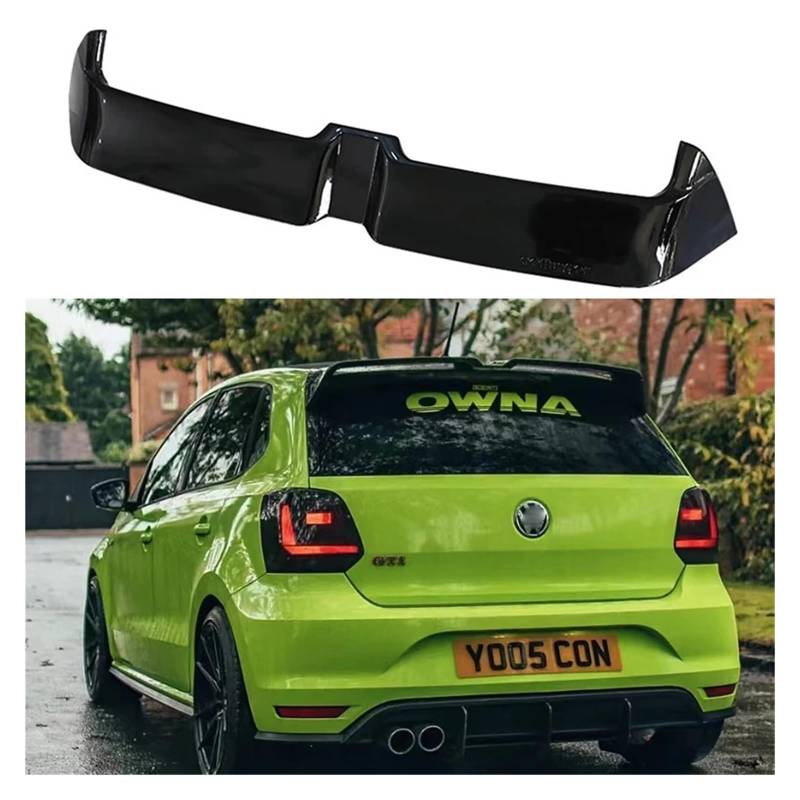 Kompatibel For Volkswagen Polo MK5 6R 6C, Heckscheiben-Dachspoiler, Kotflügel, Carbon-Schwarz, Sport-Modifikationsteile 2011 2012 2013 15 14 16 2018(Carbon style) von TFUYFGD