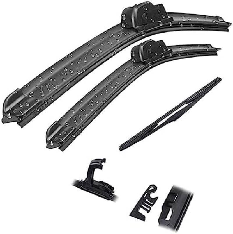 Scheibenwischer 26"16" 16" Scheibenwischer vorne und hinten Scheibenwischerblätter Set Kit für Toyota für Prius 2009 2010 2011 2012 2013 2014 2015 von TGCXHRF