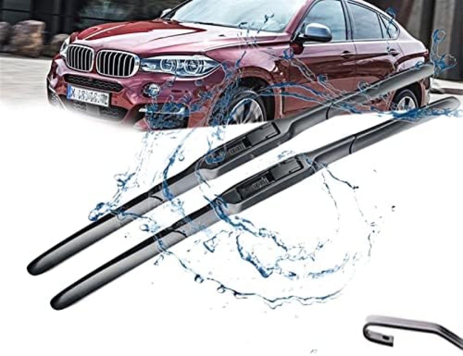 Scheibenwischer Frontscheibe Scheibenwischerblätter Für BMW X6 F16 2015 2016 2017 2018 2019 2020 2021 Auto Scheibenwischerblatt 24"+20" von TGCXHRF