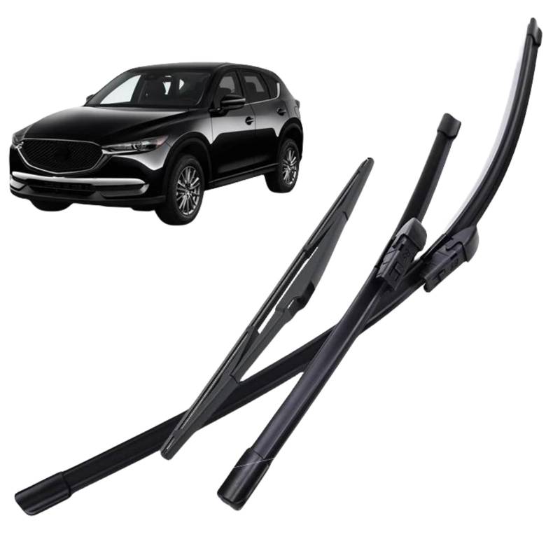 Scheibenwischer vorne & Hinten Wischerblätter Set Für Mazda CX-5 KF 2017-2023 24"+18"+14" Autowischerblätter von TGCXHRF