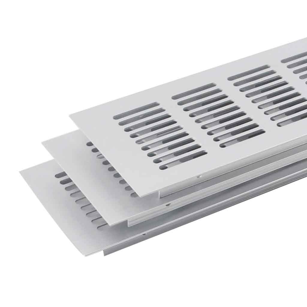 Lüftungsgitter Deckel Heizkörpergitter, Ventilation Grills, 1pc Width 150mm/5.9in Aluminum Alloy Breathable Mesh Rectangular Wardrobe Air Vent Shoe Cabinet Cupboard Cooling Vents(150x200mm) von TGDGFKIAS