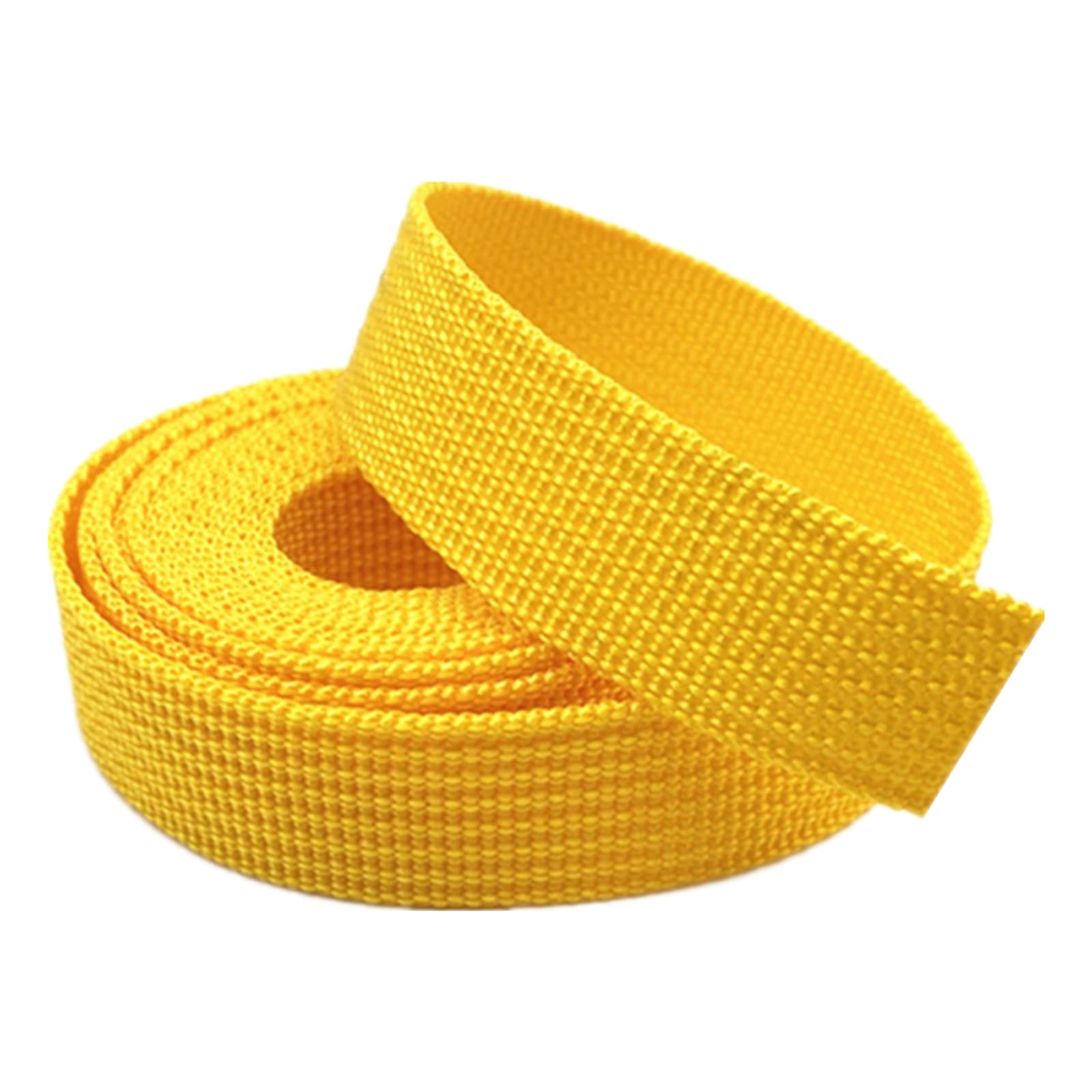 Nylon Gurtband Garten Baum Krawatten Riemen, Strapazierfähiges Nylon-Gurtband for Taschen, Haustier-Leine, Rucksack-Umreifung, Nähen, Tasche, Gürtel, Zubehör, 10 Yards/Rolle(Giallo,25MM) von TGDGFKIAS