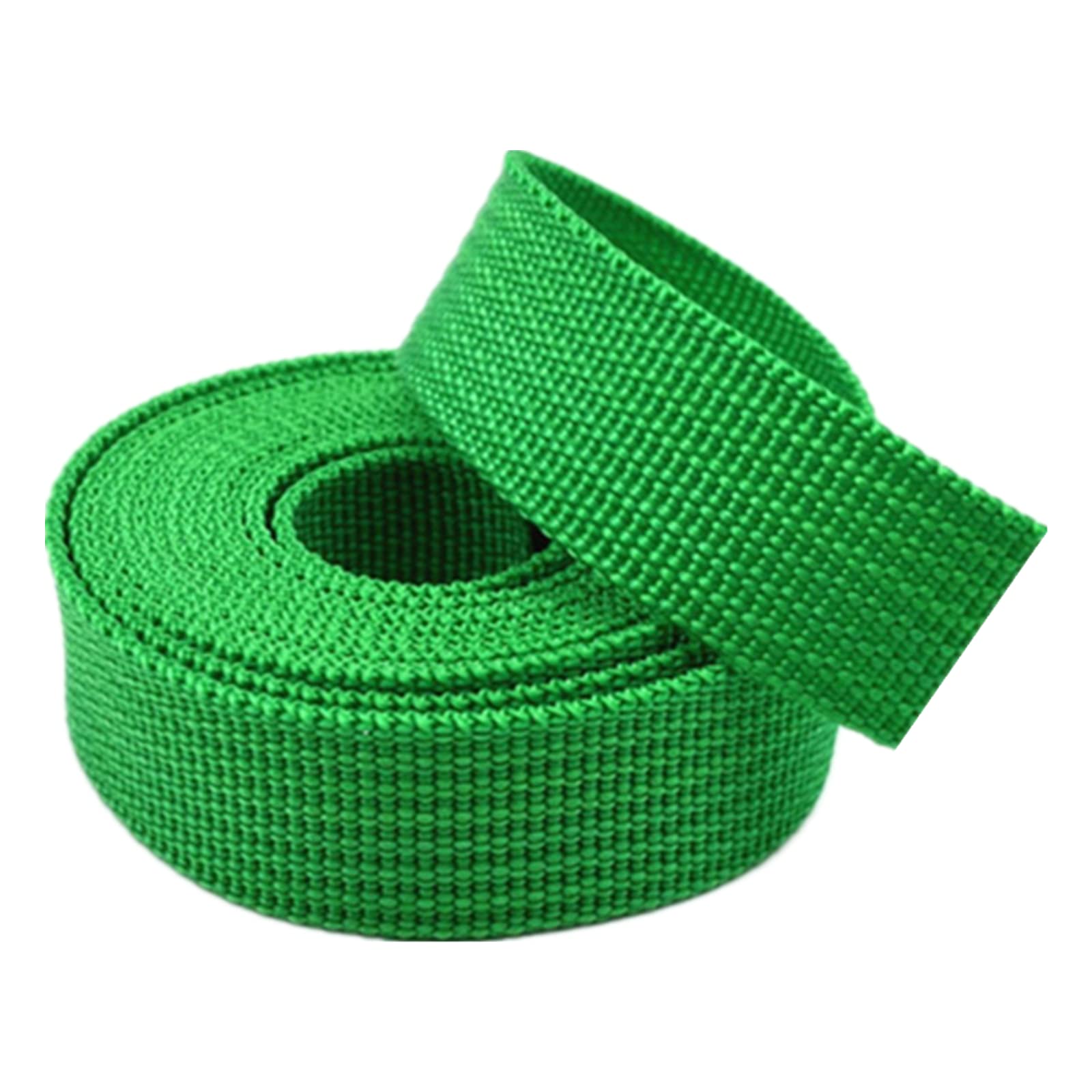 Nylon Gurtband Garten Baum Krawatten Riemen, Strapazierfähiges Nylon-Gurtband for Taschen, Haustier-Leine, Rucksack-Umreifung, Nähen, Tasche, Gürtel, Zubehör, 10 Yards/Rolle(Green,20MM) von TGDGFKIAS