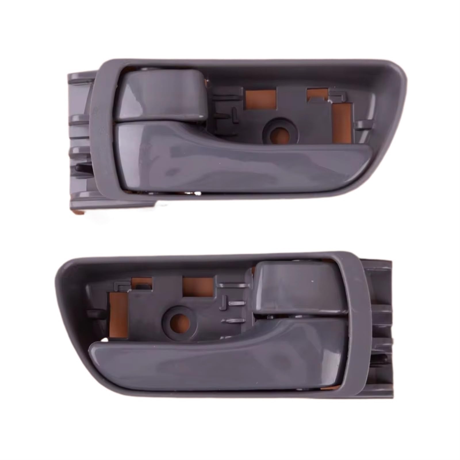 TGFCRUH Auto Innentürgriffe Kompatibel Mit Toyota Für Sienna Für Limited 2004–2010 1 Paar Türgriffblende Vorne Innen Grauer Kunststoff OEM: 69206-AE010-B1 69205-AE010-B1 von TGFCRUH