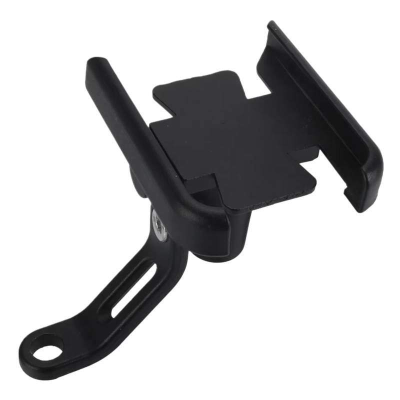 TGFCRUH Handyhalterung Motorrad Für CB1 Für CB400F 1989-1991 90 Motorrad Lenker Handy Halter GPS Ständer Halterung Motorrad Zubehör Universal(Black,Mirror Holde) von TGFCRUH