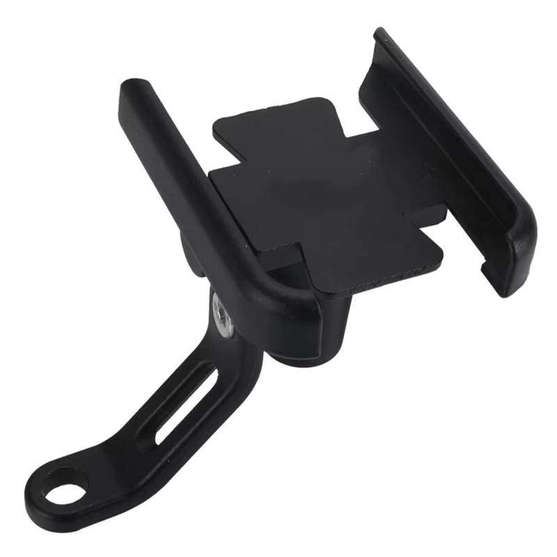 TGFCRUH Handyhalterung Motorrad Für NT 1100 Für NT1100 Für Nt1100 2021 2022 2023 2024 Motorrad CNC Lenker Handy Halter GPS Stand Halterung Zubehör(Black,Mirror Holder) von TGFCRUH