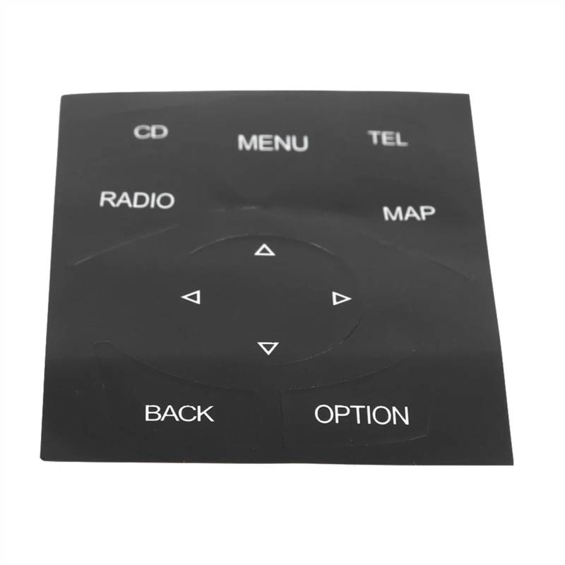 TGFCRUH Knopf Aufkleber Kompatibel Mit Für Die 5er-Reihe, Interne Tastenaufkleber, Autoinnenraumaufkleber, Tastenaufkleber, Autoknopf-Reparaturaufkleber, Schalterbeschriftungssatz von TGFCRUH