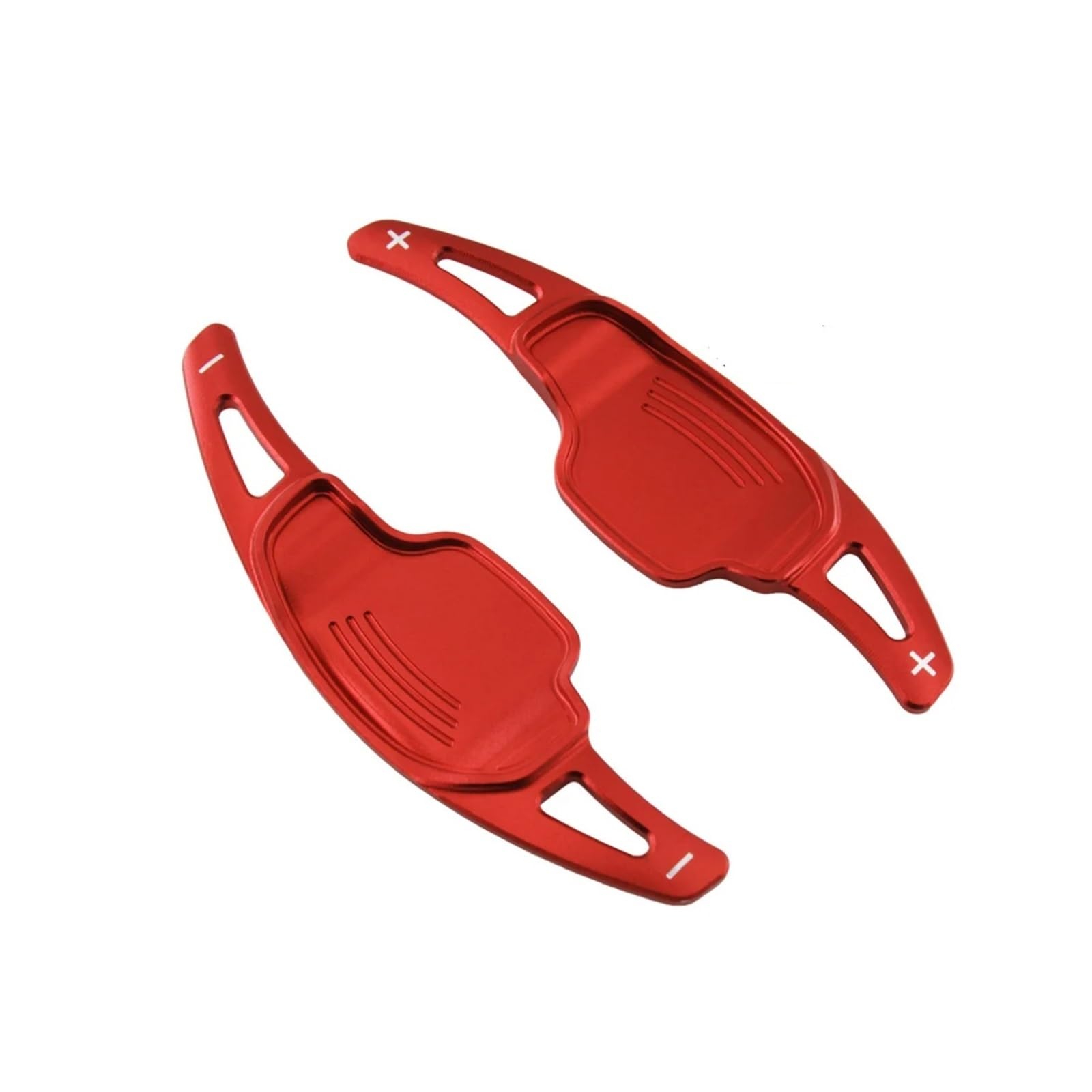 TGFCRUH Schaltpaddel Kompatibel Mit Opel Für Corsa F GS Für LINE Für Insignia B GSi Auto-Schaltwippenverlängerung Lenkrad-Schaltwippenverlängerung Schalthebelaufkleber(Red) von TGFCRUH