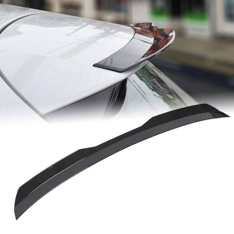 TGFOF ABS Heckspoiler Für Volkswagen VW Golf 6 GTI 2009-2013 Hinten Dach Spoiler flügel Glänzend Schwarz von TGFOF