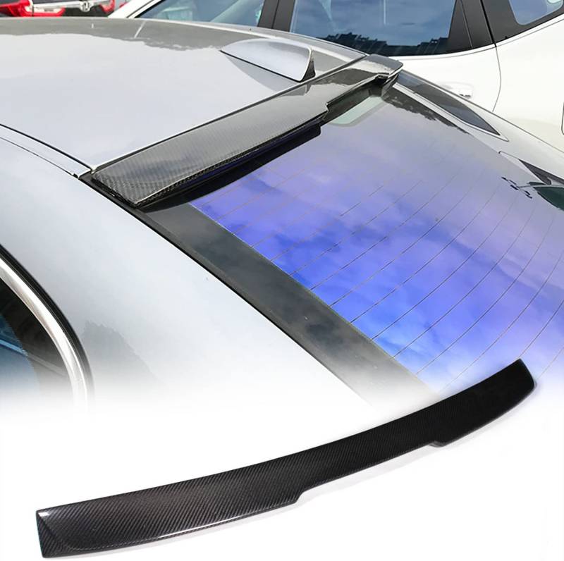 TGFOF Dachspoiler aus Kohlefaser für BMW 5er-Serie E60 Limousine 2004-2010 Factory Outlet CF 520i 523i 525i 528i 530i 535i 540i 545i 550i M5 Auto Dachfenster Oberkante von TGFOF