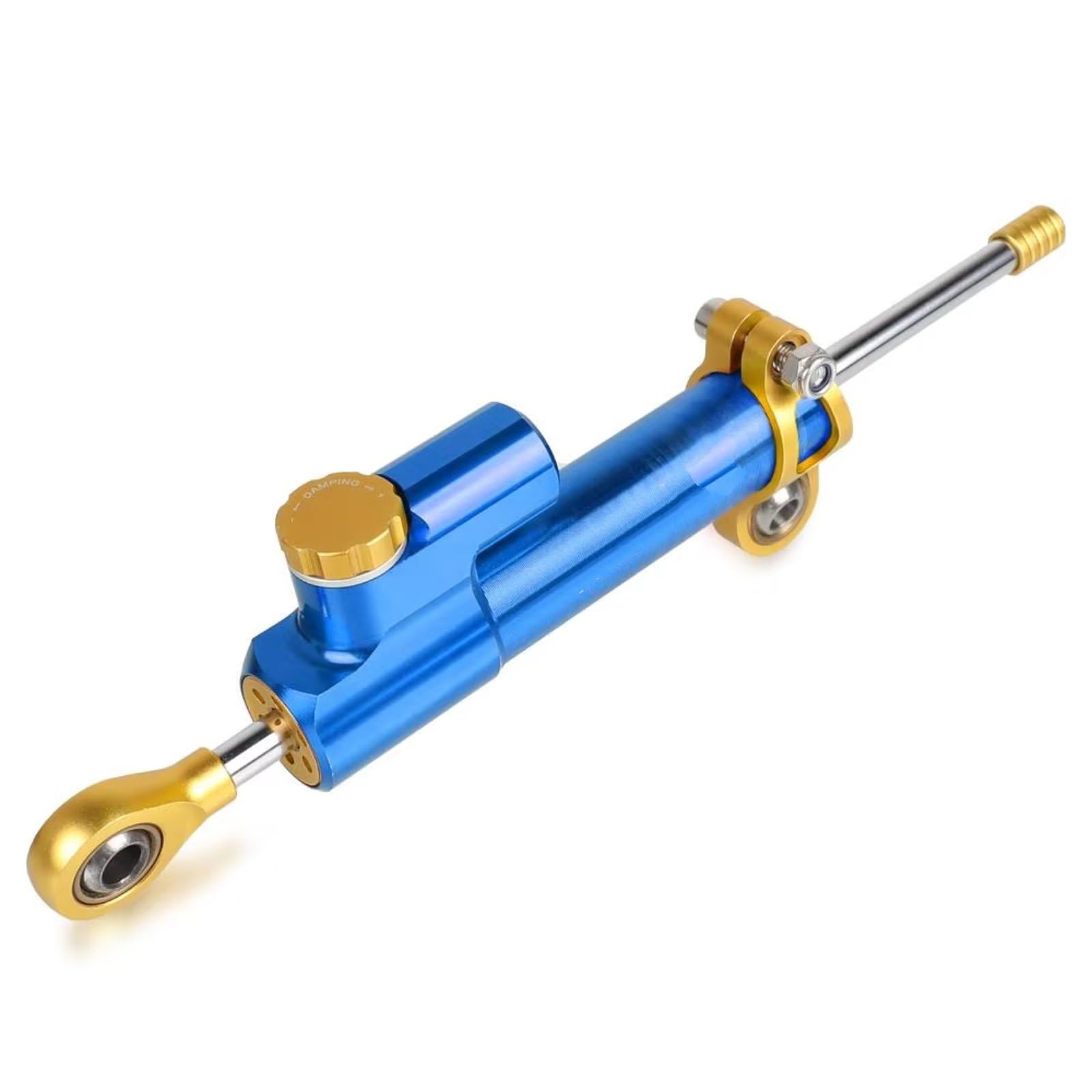 TGFQOLB Lenkungsdämpfer Motorrad Kompatibel Mit Nsr250 1988 1989 1990 1991 1992 1993 1994 Motorrad Verstellbarer Lenkungsdämpfer Stabilisator Universelles Zubehör(Blue) von TGFQOLB