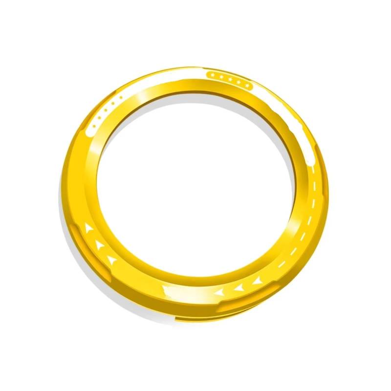 TGFQOLB Motorrad Instrumentengehäuse Für CT125 Motorradzubehör Tachometeranzeige Messgerät Ringabdeckung Instrumentenrahmen Displayschutz Rahmenänderungszubehör(Yellow) von TGFQOLB