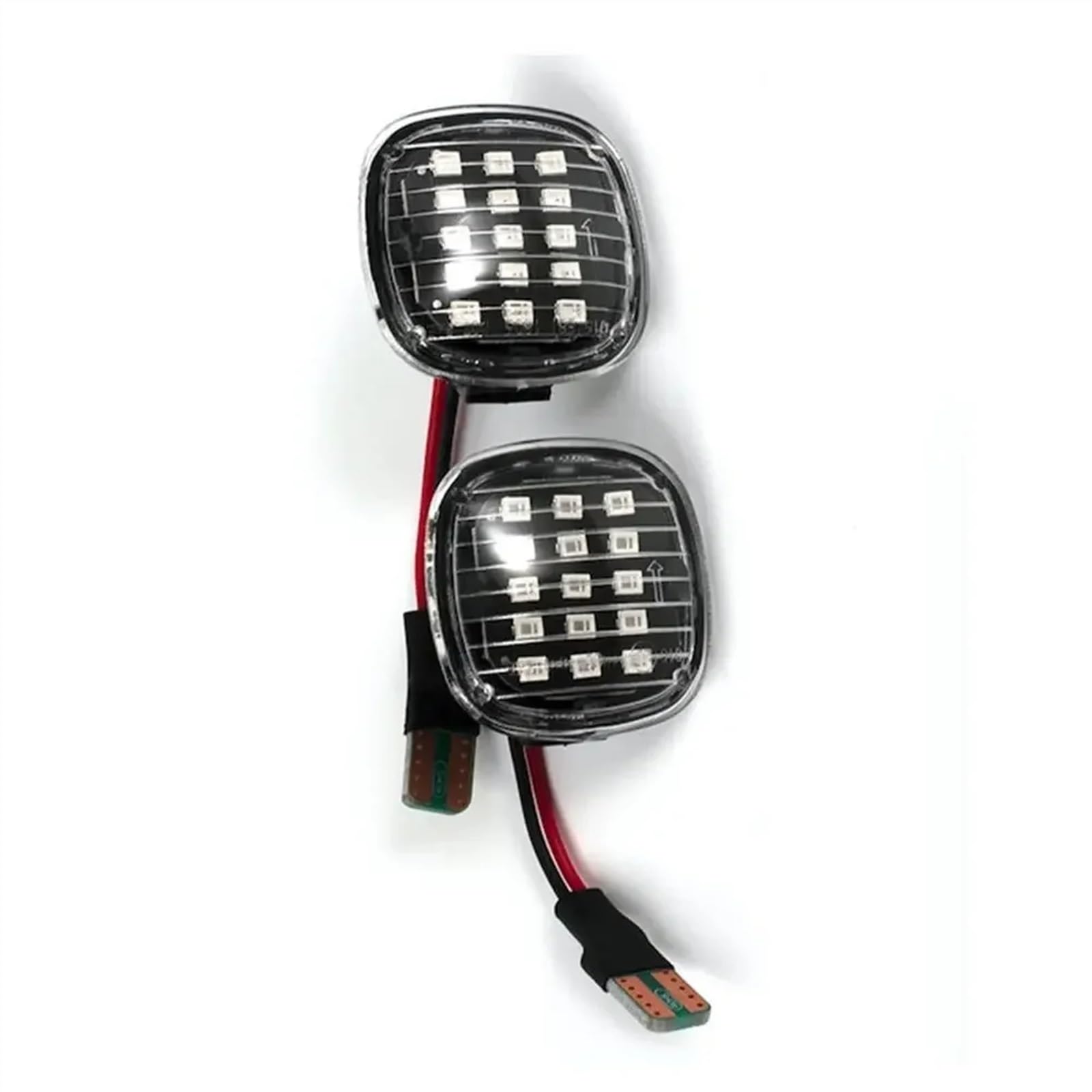 TGFQOLB Spiegelblink Blinkerlampe Kompatibel Mit Skoda Für Octavia (1U) 1996–2010 Für Fabia (6Y 5J) 1999–2014 Für Roomster 2006–2015 Seitenspiegelanzeige Blinker(Crystal Type) von TGFQOLB